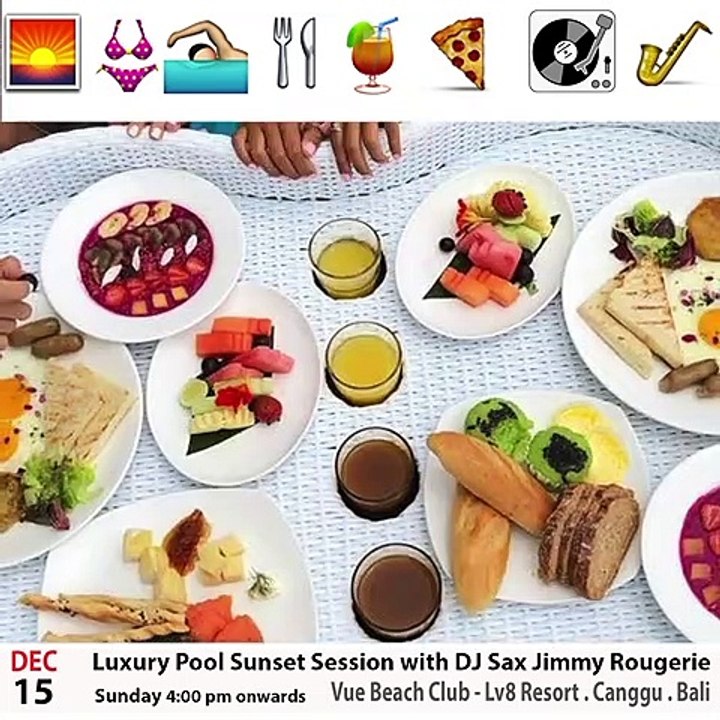 Sunday(s)  4:00 pm onwards Luxury Pool #Sunset Session  at the Amazing #VueBeachClub with #JimmySaxBlack