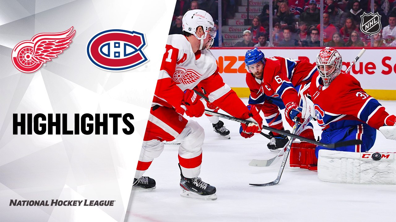 NHL Highlights | Red Wings @ Canadiens 12/14/18