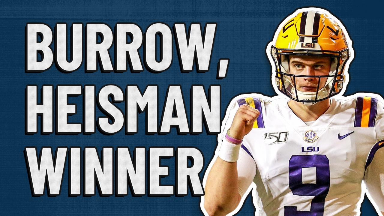 Joe Burrow is your 2019 Heisman winner!
