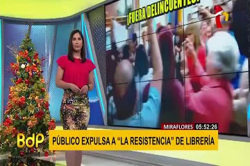 Miraflores: intentan sabotear presentación de libro de Tejada