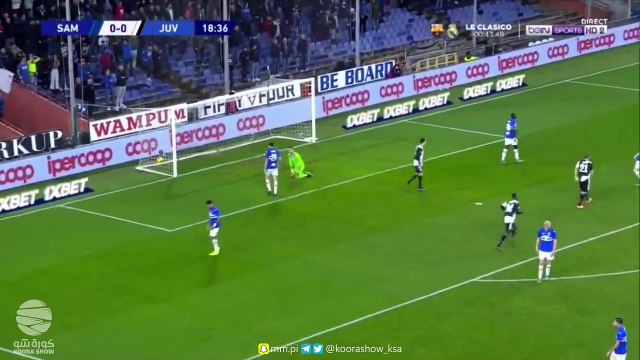 شاهد اهداف مباراةفوز يوفنتوس على سامبدوريا في الدوري الايطالي 18/12/2019