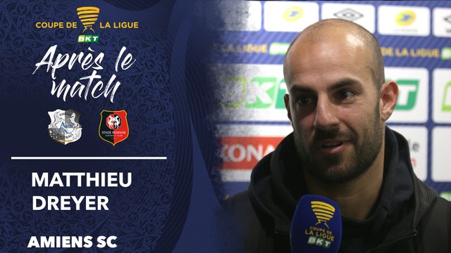 Après le match Amiens SC - Stade Rennais - Matthieu dreyer