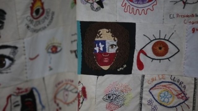 Borda sus ojos , un homenaje a los heridos oculares en las protestas de Chile