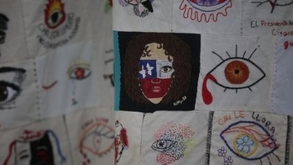 "Borda sus ojos", un homenaje a los heridos oculares en las protestas de Chile