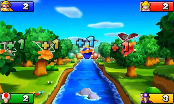 Mario Party The Top 100 MiniGames - Toad Vs WaLuigi Vs Peach Vs Wario (Master Cpu)