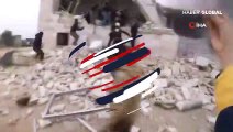 Esad rejimi İdlib'i vurdu