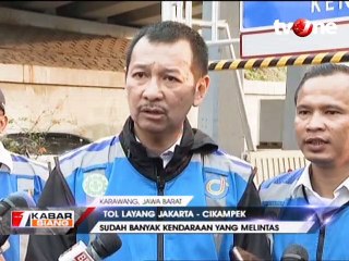 Dibuka Perdana, Tol Layang Jakarta-Cikampek Ramai Lancar