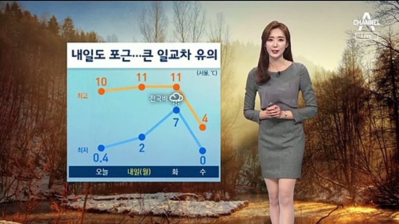 [날씨]내일 서울 낮 11도 ‘포근’…큰 일교차 유의