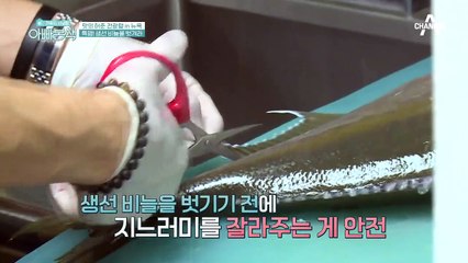 ※특명※ 생선 비늘을 벗겨라! 인턴 광렬은 인정받을 수 있을까?