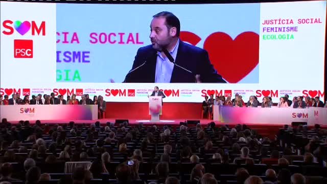 Abalos en el congreso del PSC: Hay un conflicto y esta es la oportunidad para encararlo
