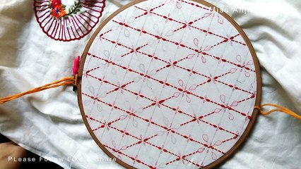 pretty hand embroidery for learners,Engaging handmade embroidery,সহজ সুন্দর হাতের কাজ,নকশী কাথা সেলাই, বাহারি হাতের কাজ,सुंदर हस्तनिर्मित कढ़ाई