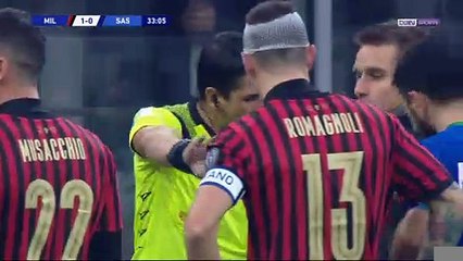 Serie A : L'AC Milan loupe le coche contre Sassuolo
