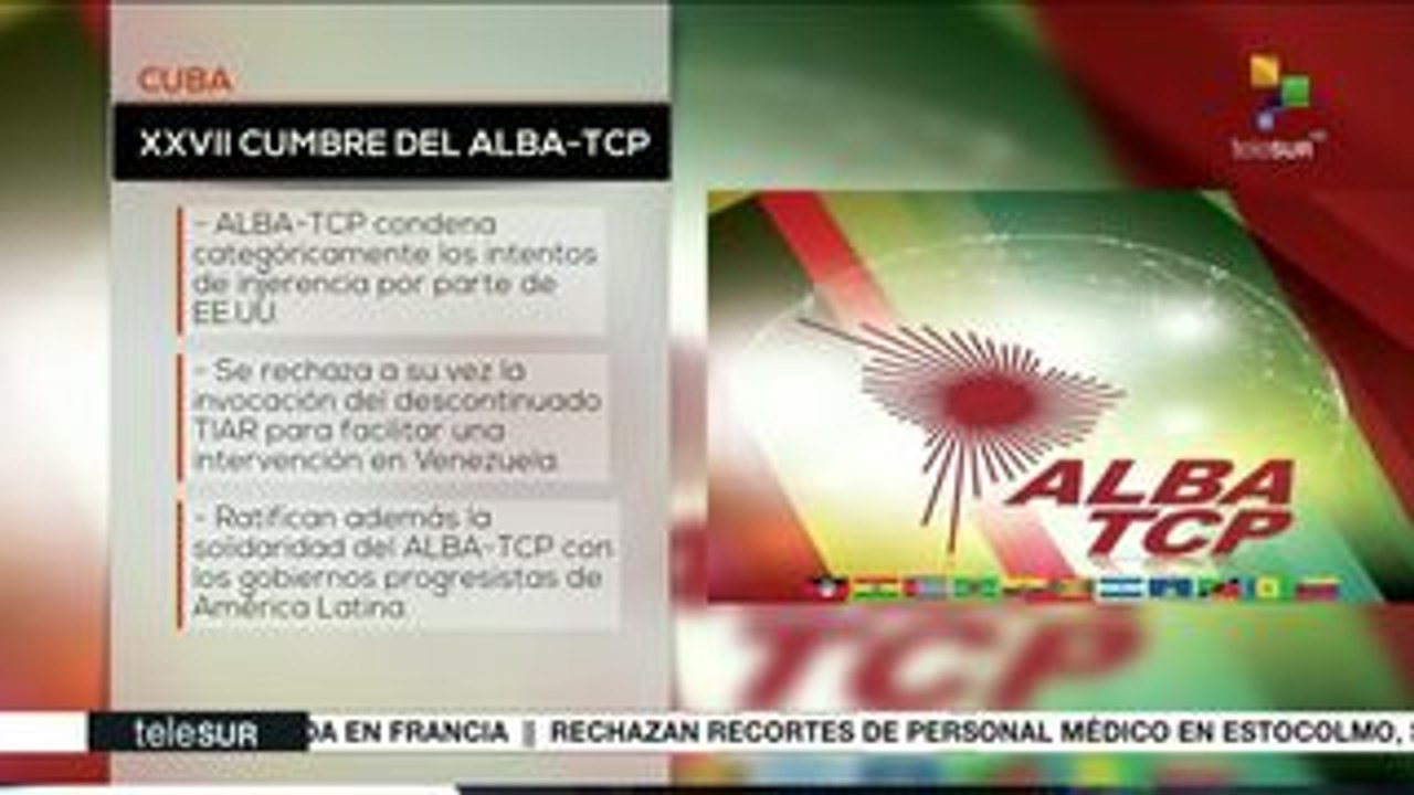 ALBA-TCP condena los intentos de injerencia de EE.UU.