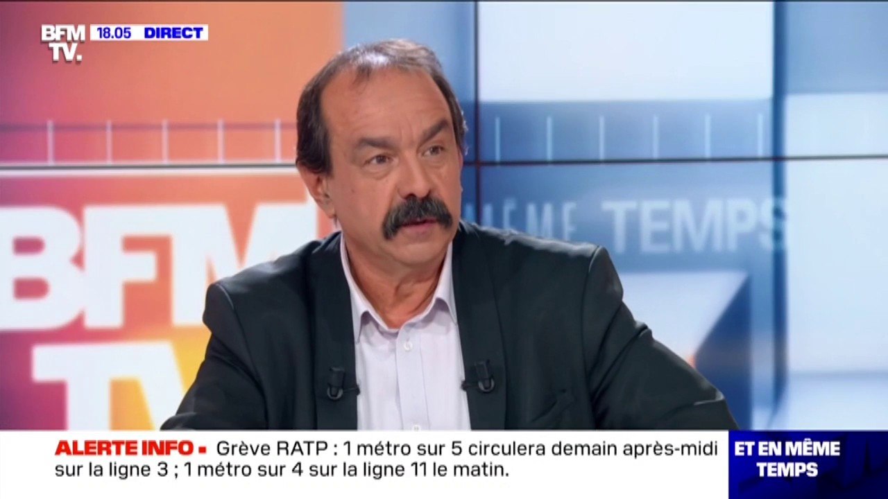 Grève: Philippe Martinez (CGT) "ne peut pas dire" pour l'heure s'il y aura des trains à Noël