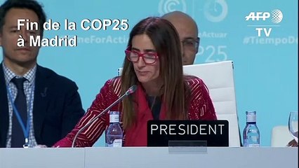 Climat: la COP25 s'achève dans la déception