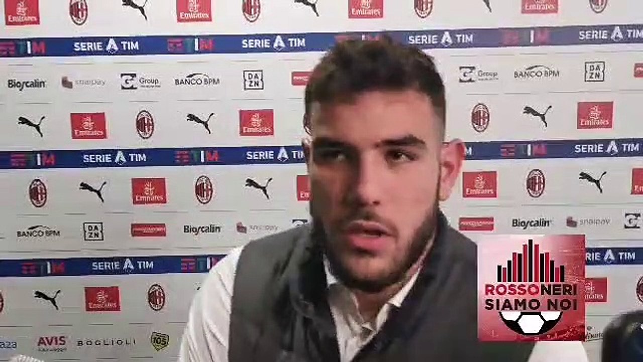 Theo Hernàndez, le parole dopo Milan-Sassuolo