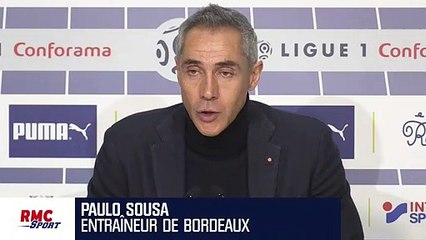Bordeaux - Strasbourg : Sousa "pas en colère" contre ses joueurs après la défaite
