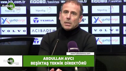 Abdullah Avcı: "Maçı hakem yüzünden kaybetme gibi bir durum olamaz"