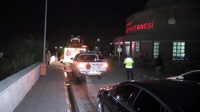İskenderun Devlet Hastanesi Acil Servisi'nde yangın