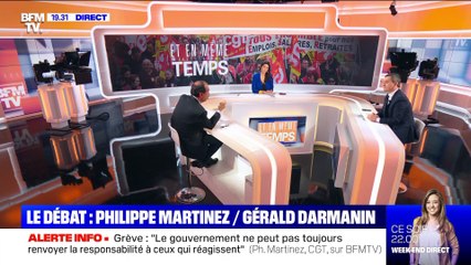 Réforme des retraites: débat entre Philippe Martinez et Gérald Darmanin (2/3) - 15/12