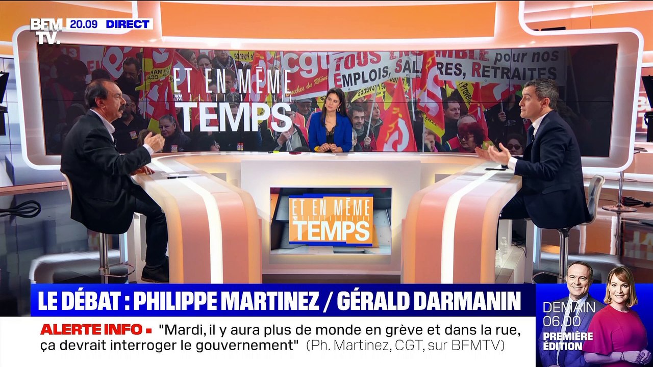 Réforme des retraites: débat entre Philippe Martinez et Gérald Darmanin (3/3) - 15/12