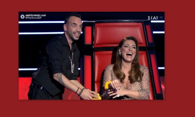 The Voice: Ο Μουζουράκης πέρασε τις χειροπέδες που του χάρισε ο Μουτσινάς στην… Παπαρίζου! (video)
