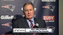Bill Belichick On Patriots Making The Playoffs