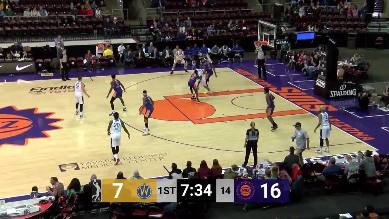 Tariq Owens sends the shot away