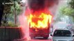 Protesters in Delhi torch buses and clash with police over citizenship bill