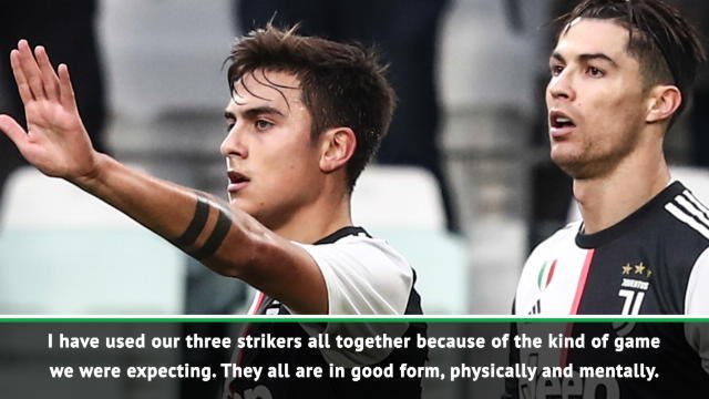 It made sense to play three strikers against Udinese - Juve's Sarri