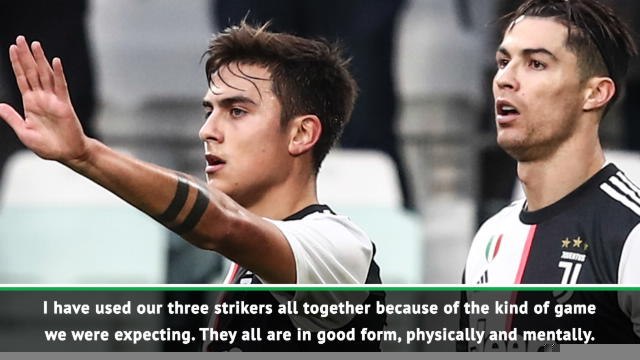 It made sense to play three strikers against Udinese - Juve's Sarri