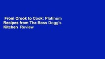 From Crook to Cook: Platinum Recipes from Tha Boss Dogg's Kitchen  Review