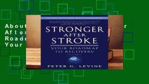 About For Books  Stronger After Stroke: Your Roadmap to Maximizing Your Recovery Complete