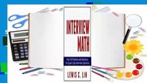 Interview Math: Over 50 Problems and Solutions for Quant Case Interview Questions  Review