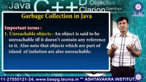 MCA || Dr. Vishal Khatri || Java - Garbage Collection in java || TIAS || TECNIA TV