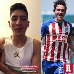 Edson Álvarez manda video a  jugador de Chivas