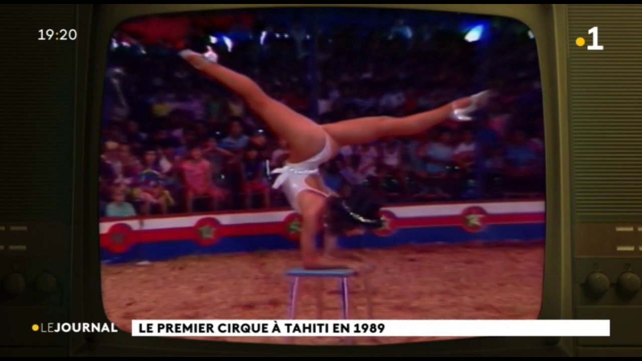 Le cirque Whirling à Tahiti en 1989