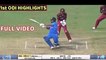 India Vs West Indies 1st ODI Match Full Match Highlights..