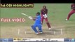 India Vs West Indies 1st ODI Match Full Match Highlights..