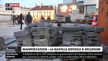 Grève: Grosse inquiétude avant la manifestation à Bastille demain, car la place est en travaux et sera très difficile à sécuriser