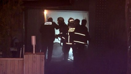 Ankara'da eğlence mekanında yangın