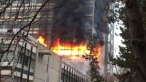 DSİ Genel Müdürlüğü binasında yangın çıktı-