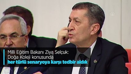 Milli Eğitim Bakanı Selçuk'tan Doğa Koleji açıklaması