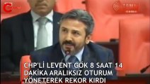 CHP'li Levent Gök rekor kırdı, AKP'li Ahmet Aydın tebrik etti