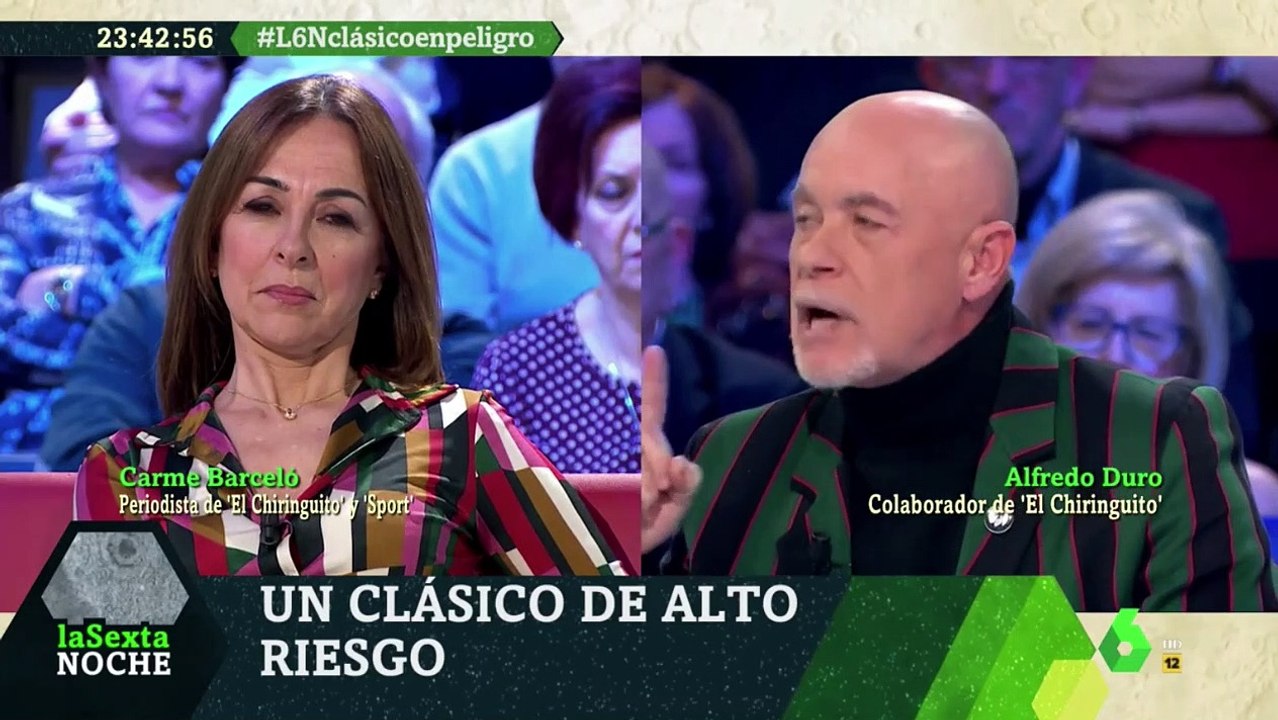 Alfredo Duro estalla en laSexta Noche: "A mí me...