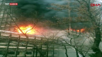 DSİ Genel Müdürlüğü binasında yangın