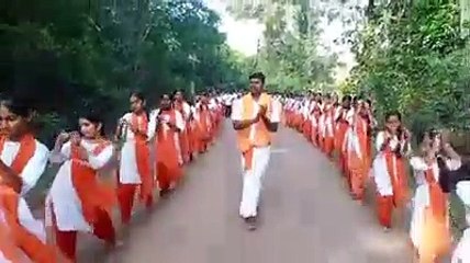 Jayarama-Nellithaya of the procession held ar Paw Temple of dharmasthala taluk
