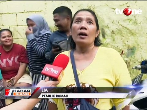 Dua Rumah Ambruk Akibat Proyek Saluran Air Pemprov DKI