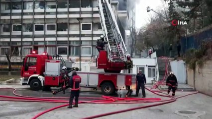 DSİ Genel Müdürlüğü binasındaki yangın söndürüldü