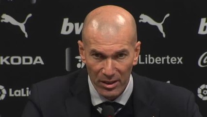 Zidane: "Creo que el punto es poco premio"